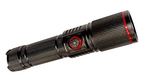 Карманный ручной фонарь с зумом RB-286 аккумуляторный фонарик XH P50 LED Type-C 18650 | Зображення 2