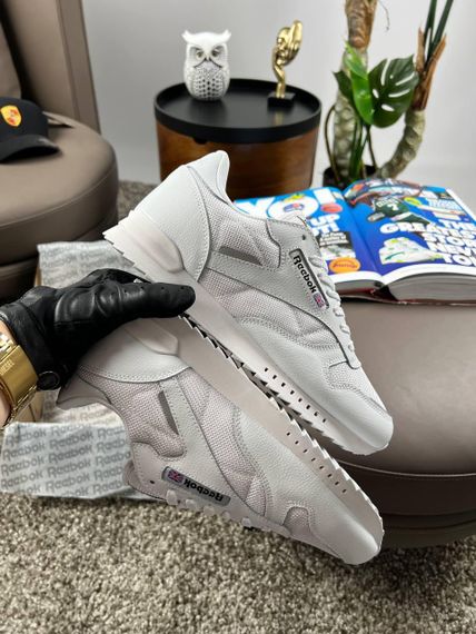 Чоловічі кросівки R-eebok Classic New All White | Зображення 4
