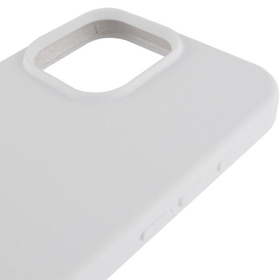 Чохол Silicone Case Full Protective (AA) для Apple iPhone 16 Pro Max (6.9") Білий / White | Зображення 3