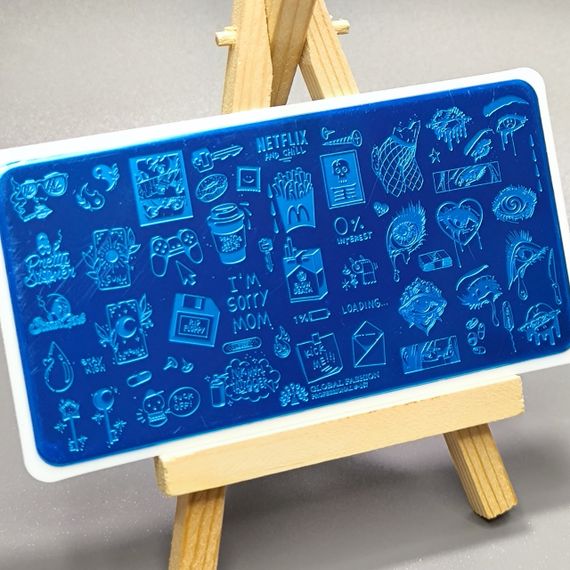 Пластина для стемпінга 167 Global Fashion (12х6см)