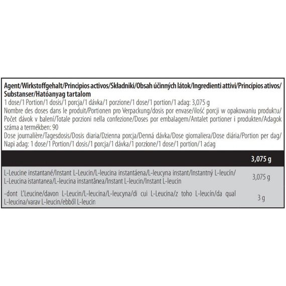 Люцин для спорта BioTechUSA 100% Instant L-leucine 277 g /90 servings/ Unflavored | Зображення 2