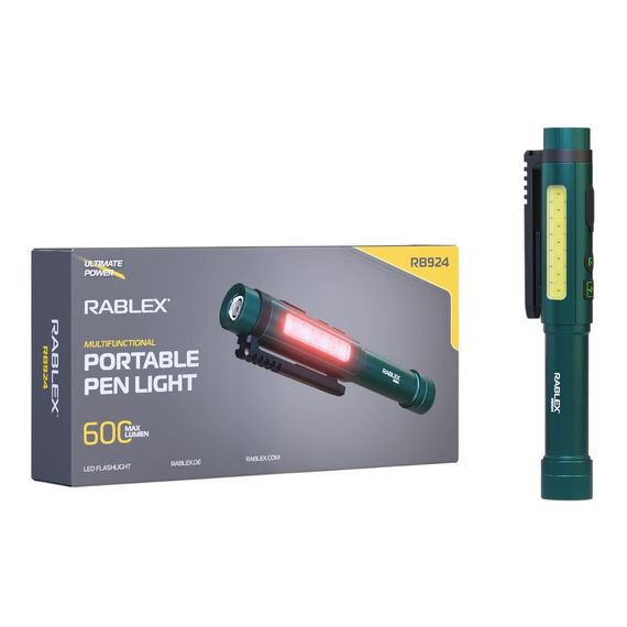 Ручний ліхтар Rablex RB924, XPG + COB LED, зарядка Type-C | Зображення 3