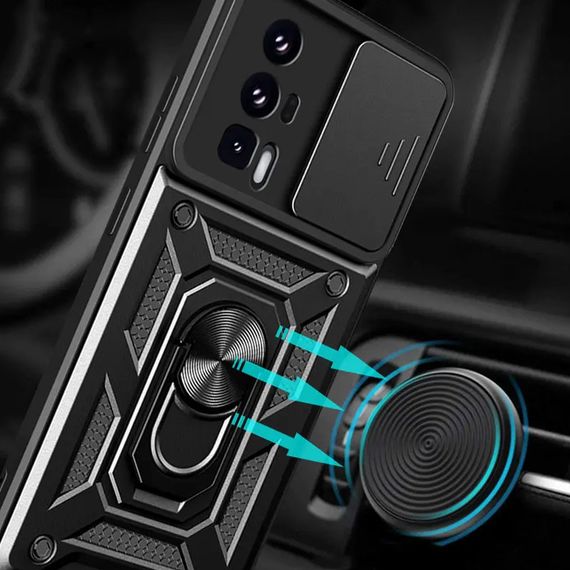 Ударостійкий чохол Camshield Serge Ring для Xiaomi Poco F5 Pro | Зображення 1