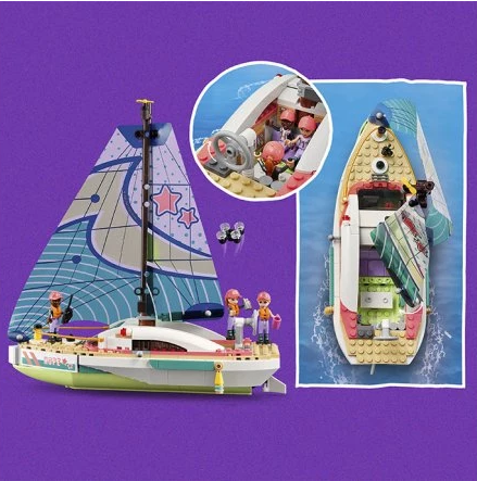 Конструктор LEGO Friends Приключения Стефани на яхте 304 детали (41716) ff | Зображення 6