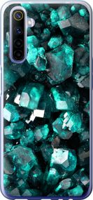 Чехол на Realme 6 Кристаллы 2 "3674u-1913-17620"