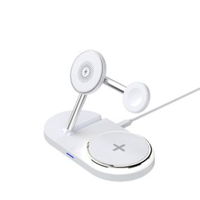Бездротовий зарядний пристрій ArmorStandart H101 3 in 1 Magnetic White (ARM78102)