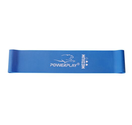 Фітнес резинка PowerPlay 4114 Heavy Medium Синя (500*50*1.0мм) | Зображення 6
