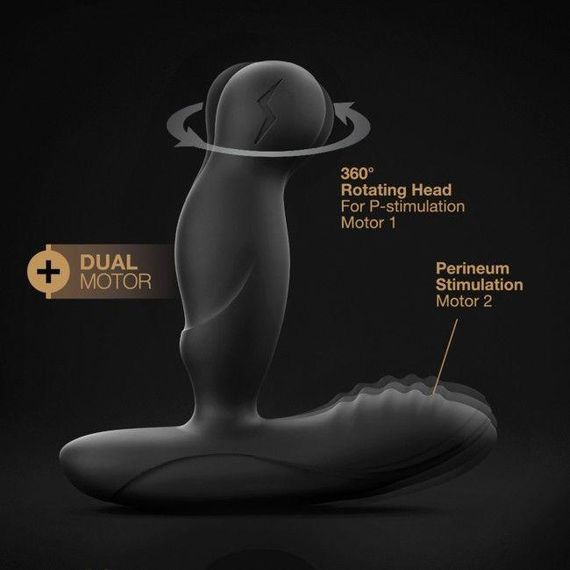 Масажери простати Dorcel P-Swing з головкою, яка обертається, пультом ДК та підігрівом Sex Aura | Зображення 3