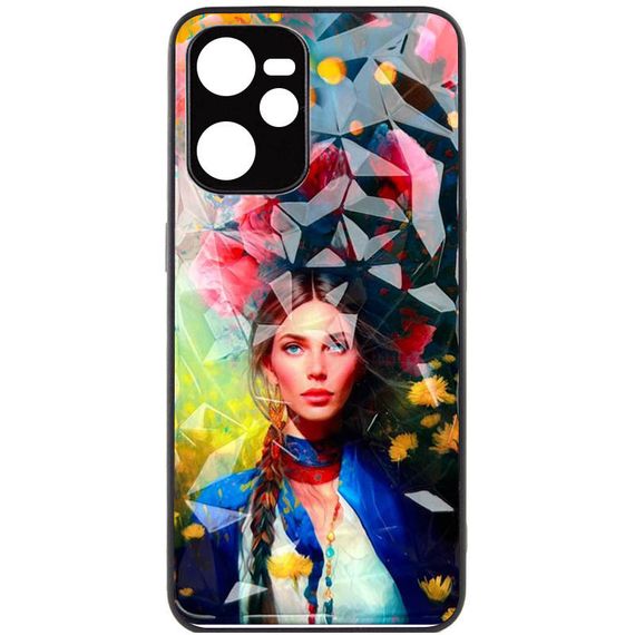 TPU+PC чехол Prisma Ladies для Realme C35 TPU+PC, Peonies