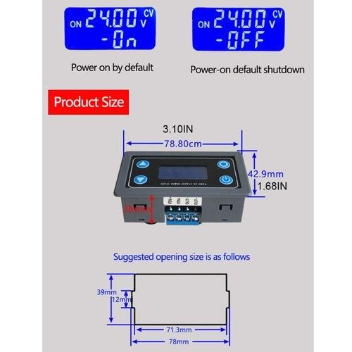 XY-SEP4 DC DC 0.5-30V 4A 35W Bust / Buck преобразователь CC CV | Зображення 4