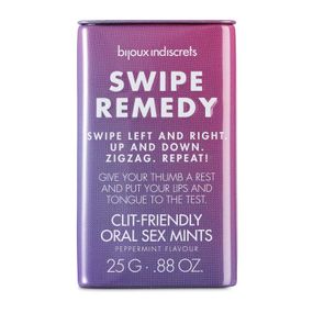 Розпродаж! М'ятні цукерки Bijoux Indiscrets Swipe Remedy – clitherapy oral sex mints термін 11.04.26