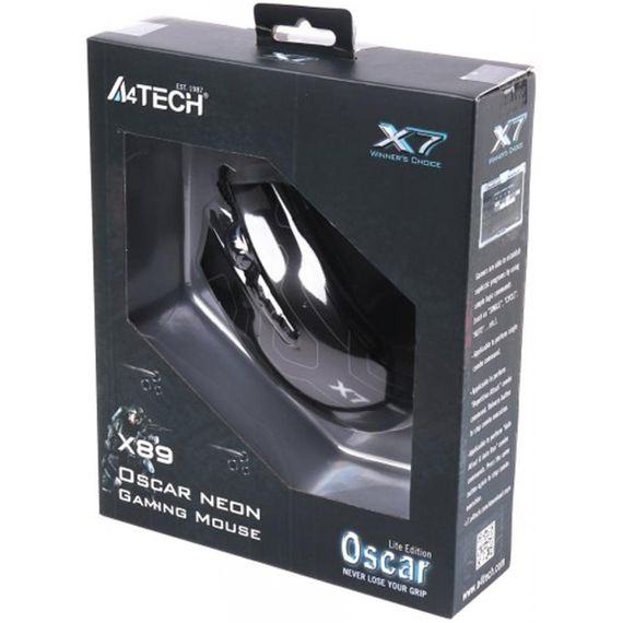 Мишка A4Tech X89 Black | Зображення 3