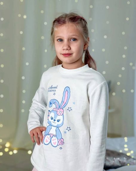 Піжама для дівчинки Носи своє 116 Білий (p-3041-132880) | Зображення 4