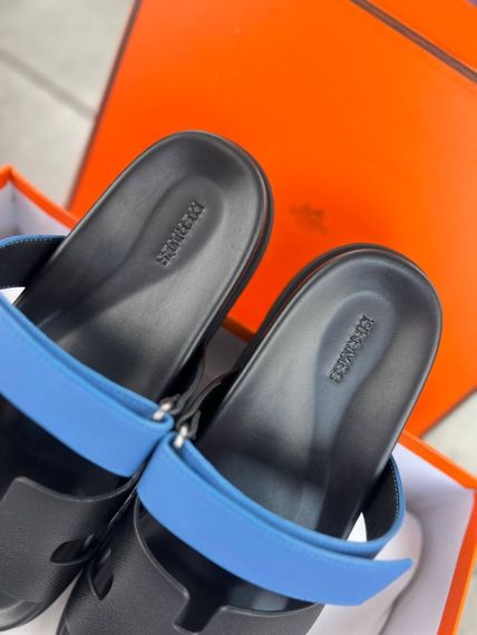 Сланці Hermes Chypre black/blue чоловічі ob416 | Зображення 7