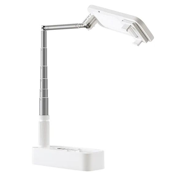 Подставка-держатель настольный USAMS US-ZB209 Multifunctional Live Show Foldable with lamp White | Зображення 3