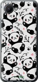 Чохол на Realme C30 Панди "4318u-2700-2448"