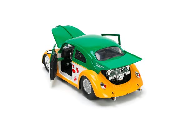 Машина металева Volkswagen Beetle Ніндзя з фігуркою Michelangelo | Зображення 9