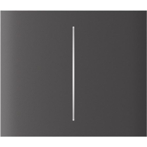 Кнопка центральна Ajax для двоклавішного вертикального вимикача CenterButton Vertical 2-gang for LightSwitch, Jeweler, бездротовий, grey (000046478)