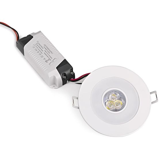 Світильник точковий LED-164/3W+1W RED