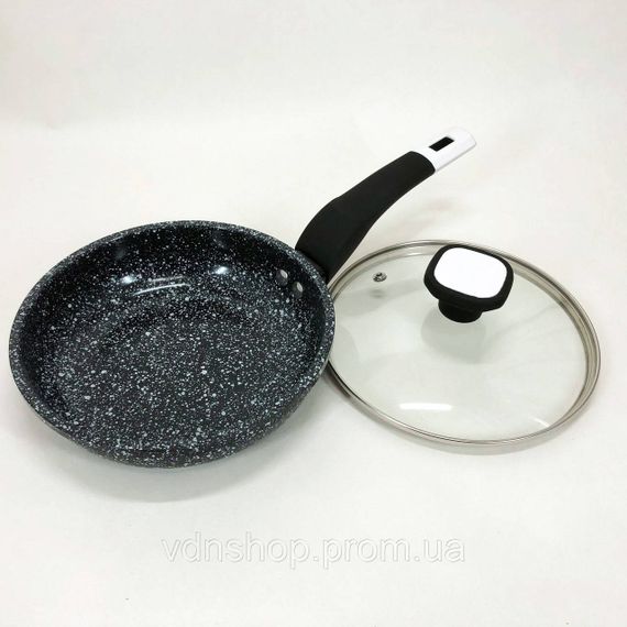 Сковорода для легкого приготування UNIQUE, Сковорода якісна гриль якісна на плиту FZ-21 | Зображення 2