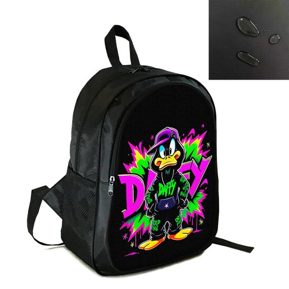Рюкзак міський/шкільний 38×28см з принтом Дональд Дак дитячий, підлітковий, спортивний (4128)