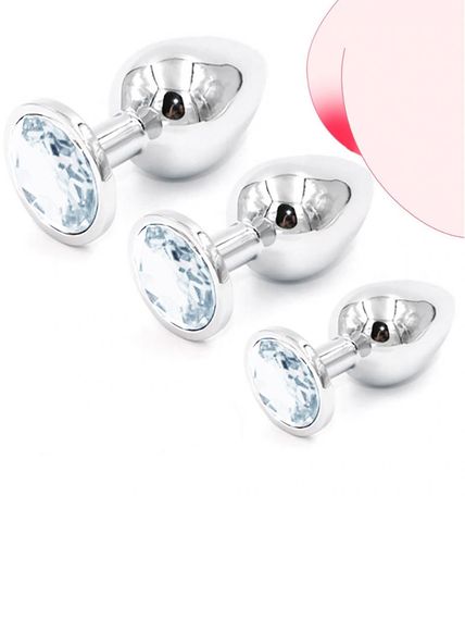 Набір анальних пробок Babydoll Універсальний. Сірий 1005-3