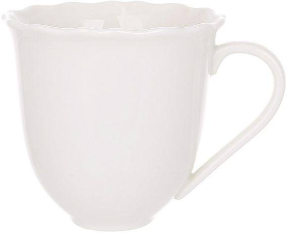 Кухлі порцелянові "Pure White" 350мл, 6 чайних чашок