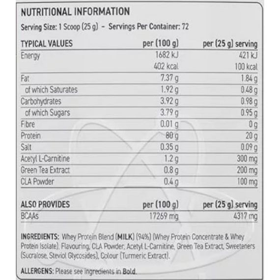 Протеин Applied Nutrition Diet Whey 1800 g /72 servings/ Banana | Зображення 1