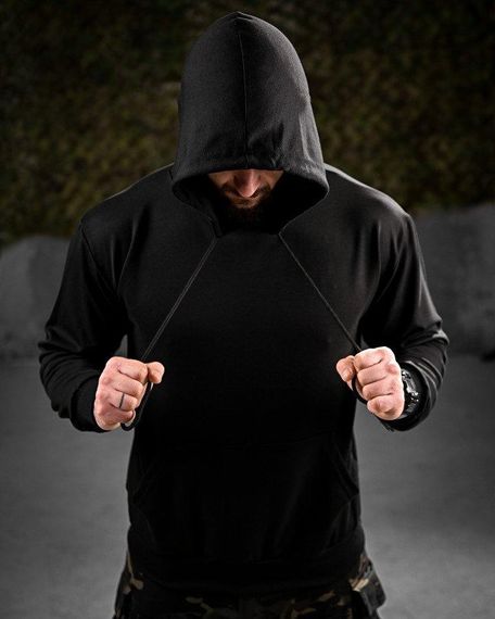 Тактична худі MAKLIN молодість чорна ДЛ7046 | Зображення 4