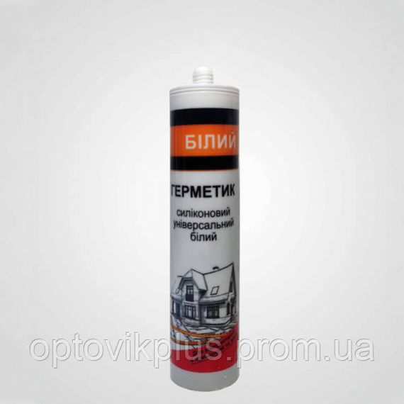Силіконовий універсальний герметик Bausil 310мл, білий