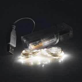 Гирлянды 30LED, 1 режим, 3 метра, питание от 2xАА 34216