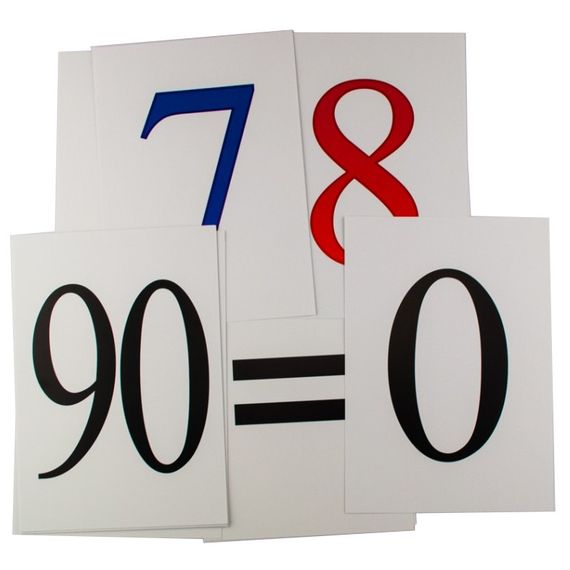 Большие обучающие карточки Цифры 71358 А5 200х150 мм | Зображення 1