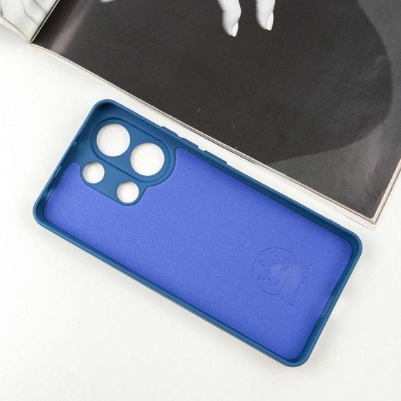 Чехол Silicone Cover Lakshmi Full Camera (AA) для Xiaomi Redmi Note 13 5G Синий / Navy Blue | Зображення 2