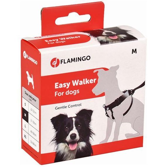 Flamingo Easy Walker фламинго изи вокер тренировочная шлея для собак, нейлон