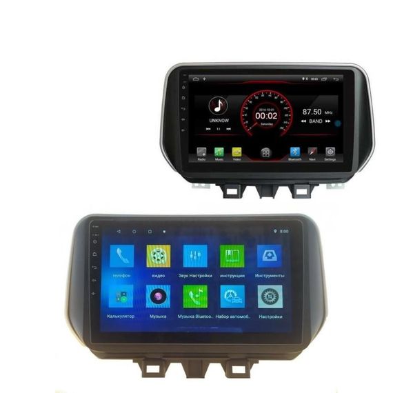Штатная автомагнитола Hyundai Santa Fe 2012-2014 / IX45 2013-2017 (9") Android 10.1 (4/32) (КОРОБКА 1) черная (MER-14149_5671) | Зображення 4