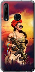 Чехол на Huawei Honor 10i Украинка с оружием "5316u-1673-17620"