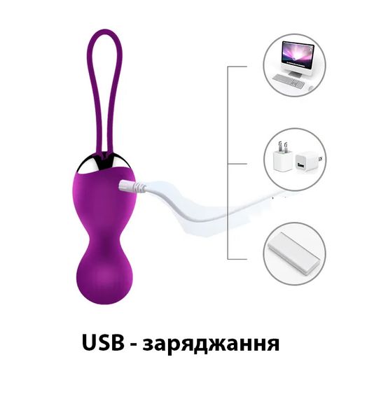 Вагинальные шарики с вибрацией и дистанционным управлением (USB) | Зображення 9