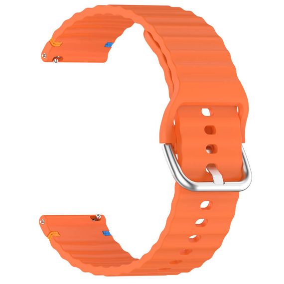 Силиконовый ремешок Wavy для Smart Watch 20mm Orange | Зображення 1