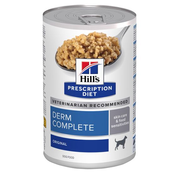 Вологий корм для собак з харчовою алергією Hill's PD Wet Canine DermComplete, 370 гр