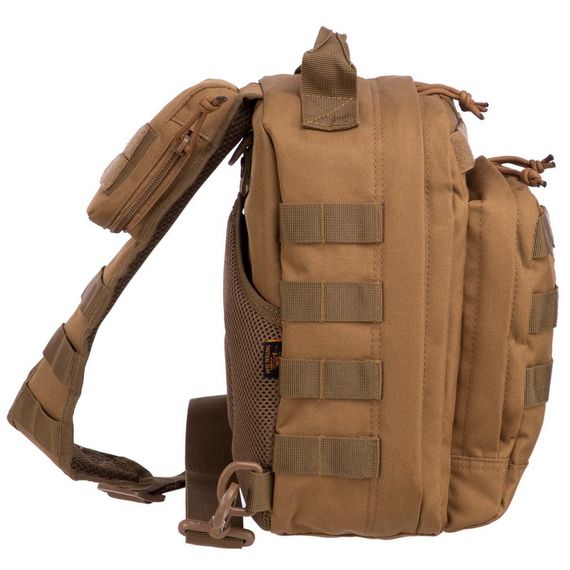 Сумка-слінг тактична з однією лямкою SILVER KNIGHT TY-115 (29х20х11см) 6л Койот | Зображення 3
