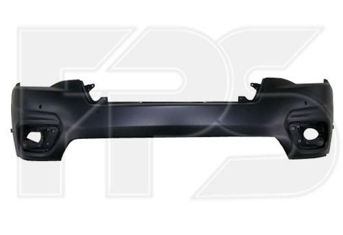 Передній бампер JEEP CHEROKEE 18-  верхня частина з отв. п/трон. з отв. під гак; грунтований, 68406522AC