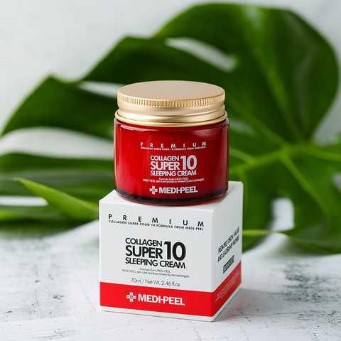 Омолаживающий крем Medi-Peel Collagen Super10 Sleeping Cream с коллагеном 70 мл | Зображення 3