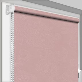 Рулонная штора Rolets Арабеска 1-1842-675 67.5x170 см открытого типа Розовая