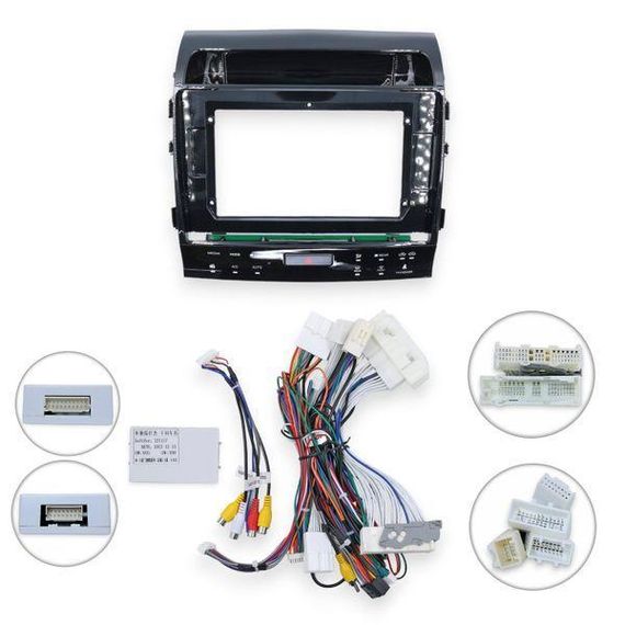 Штатна магнітола серії QIV Q1 під Toyota Land Cruiser 11 200 2007-2015 (K) 10 дюймів | Зображення 1