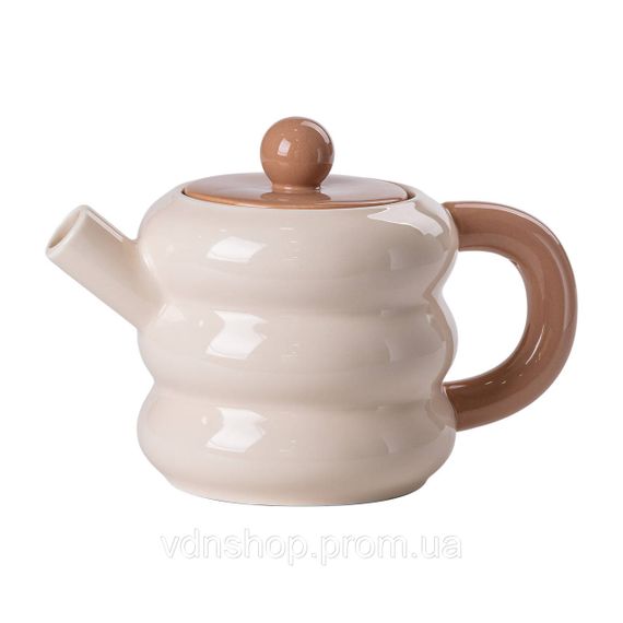 Чайний сервіз на 6 персон з 2-ярусною бамбуковою підставкою HP-15-20 | Зображення 1