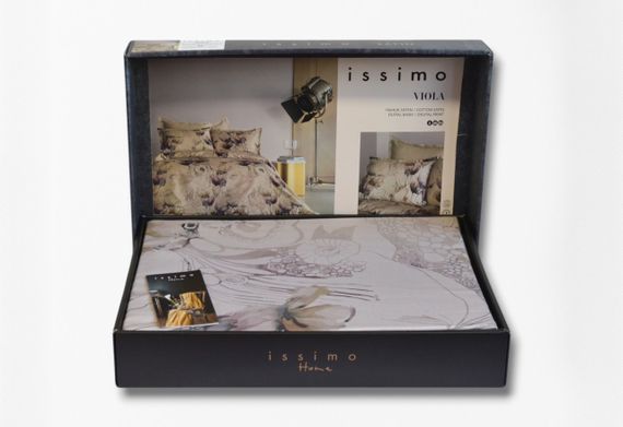 Комплект постільної білизни Issimo Digital Satin 200х220 см Viola | Зображення 5