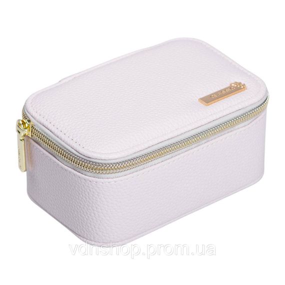 Шкатулка для украшений из эко кожи на молнии мини органайзер для ювелирных изделий HP-5-26BE | Зображення 2