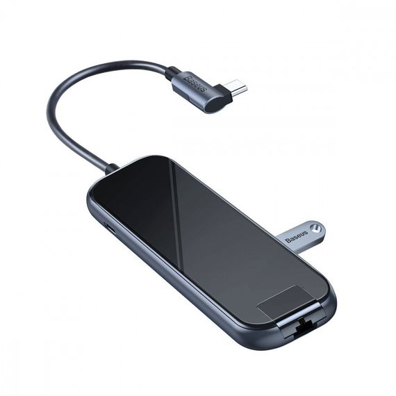 USB-Хаб Baseus Multi-functional (Type-C to 3xUSB3.0+HD4K+RJ45+PD) | Зображення 5