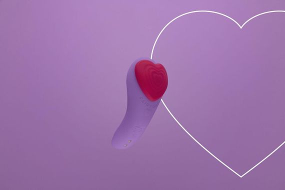 Вибратор в трусики FairyGasm HeartGem violet, на магните, пульт ДУ Sex Aura | Зображення 8