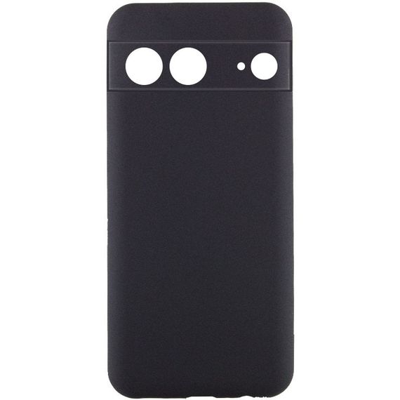 Чохол Silicone Cover Lakshmi Full Camera (AAA) для Google Pixel 7a Чорний / Black